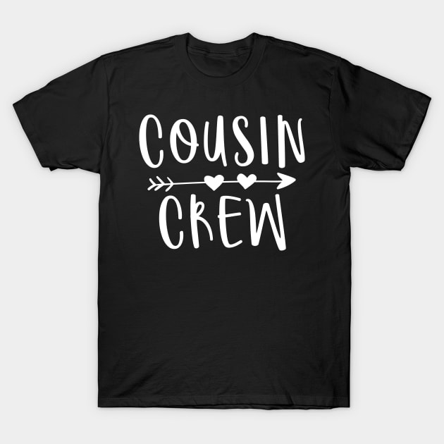 Cousin crew - cousin quote typography design T-Shirt by colorbyte